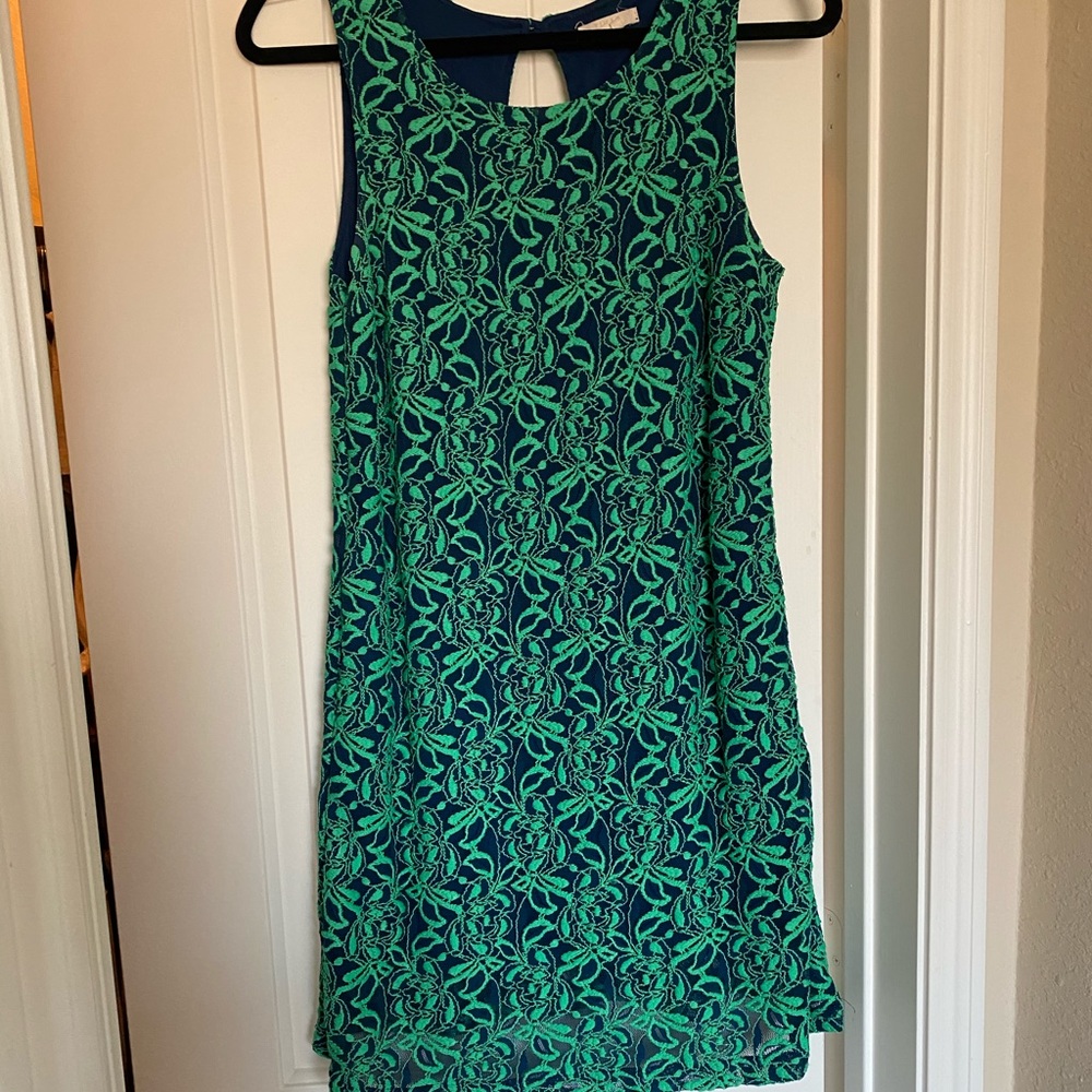 Teal dress